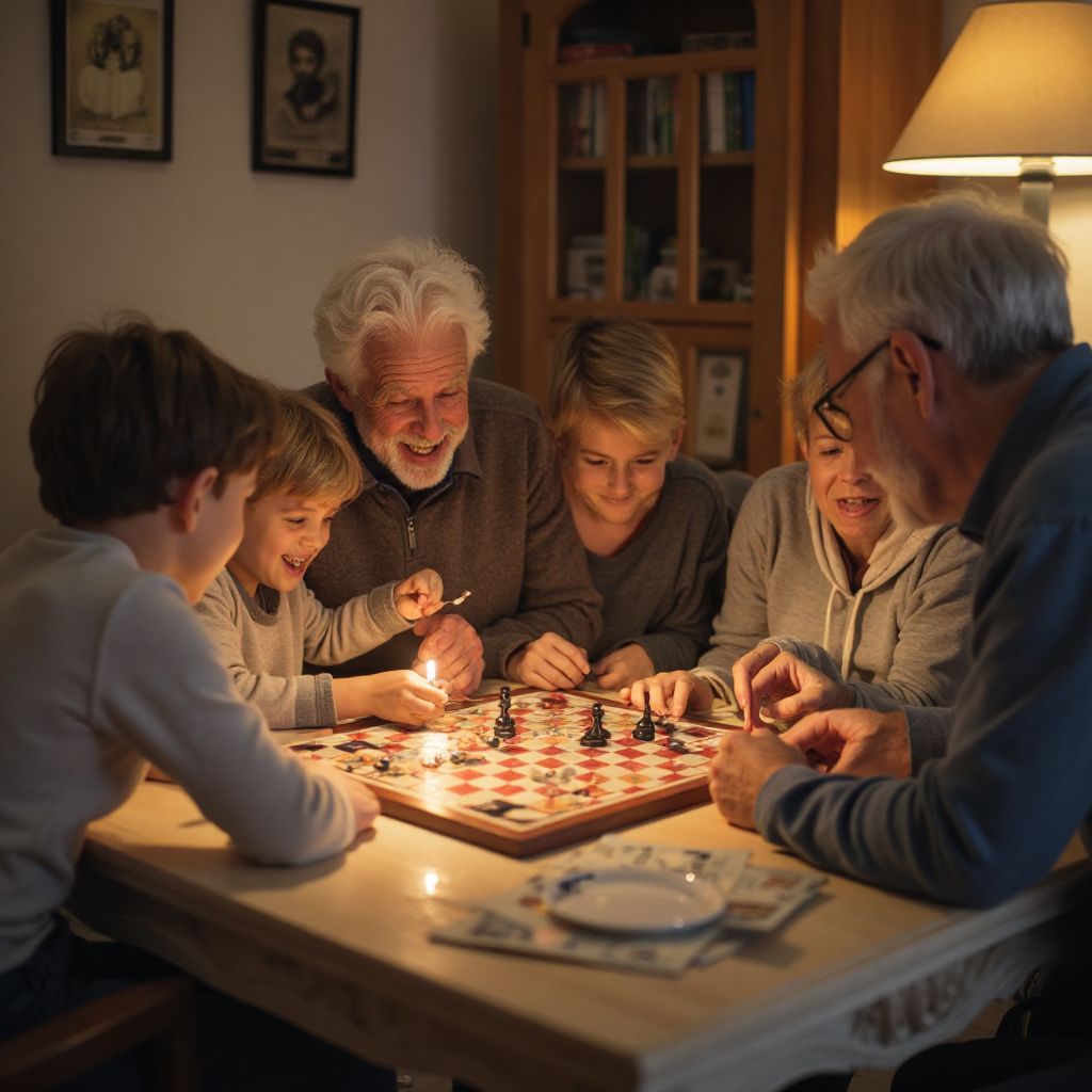 Multi-generational game night