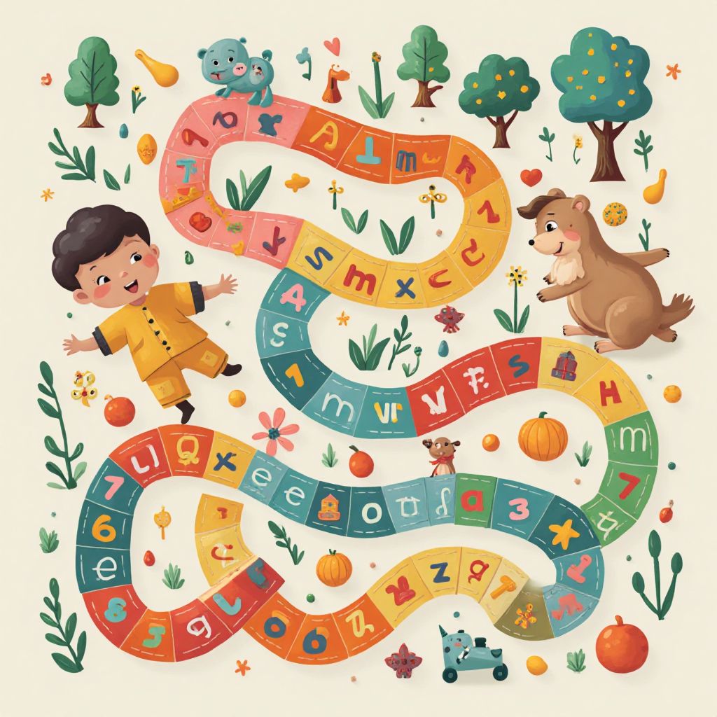 Educational board games for children