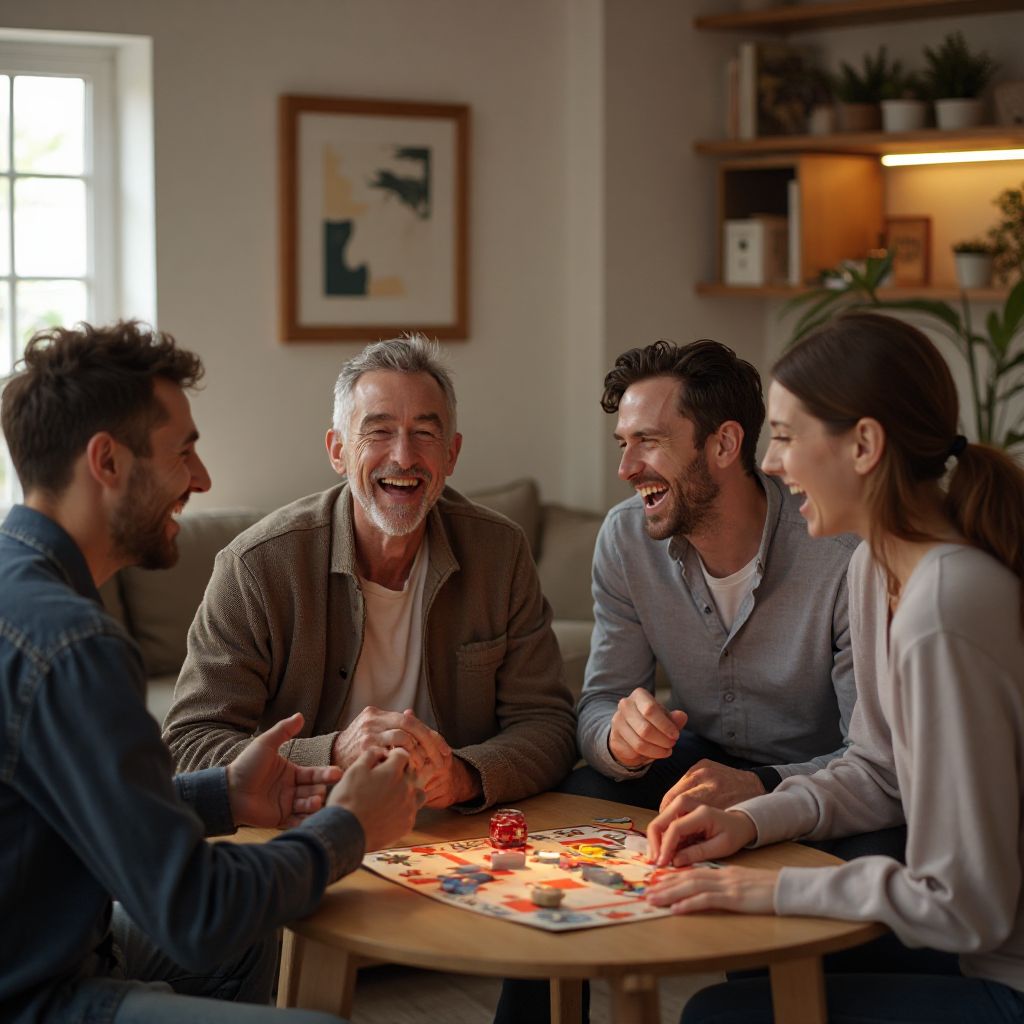 Johnson family game night